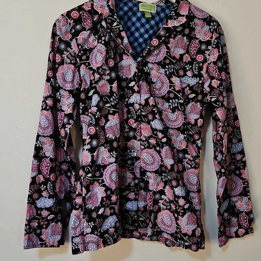 Vera Bradley Long Sleeve Matching Pajama Set. Excellent Condition Size Small - Picture 3 of 7